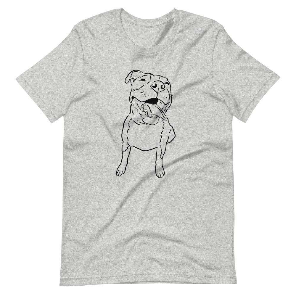 Big Smile Pittie Unisex T-Shirt