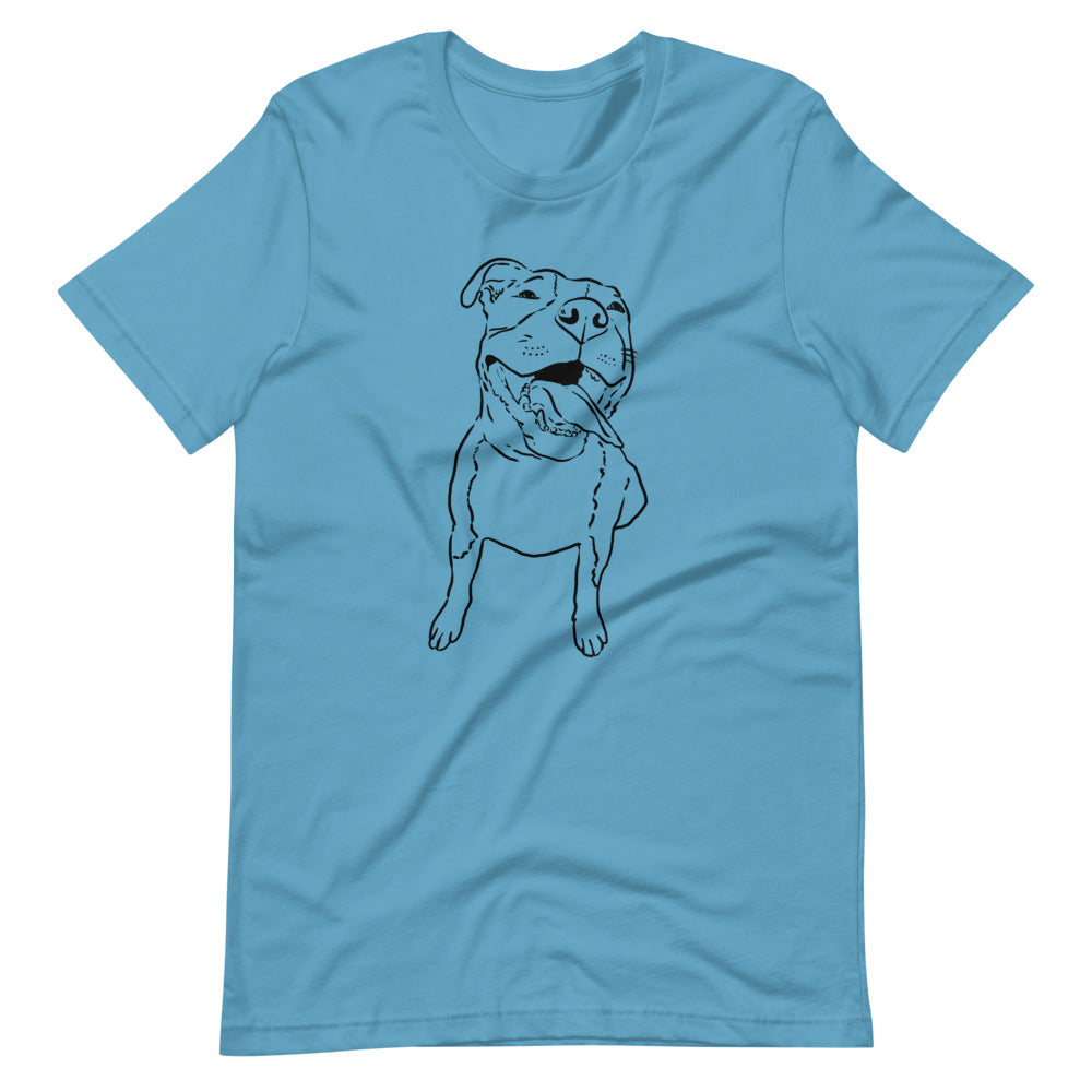 Big Smile Pittie Unisex T-Shirt