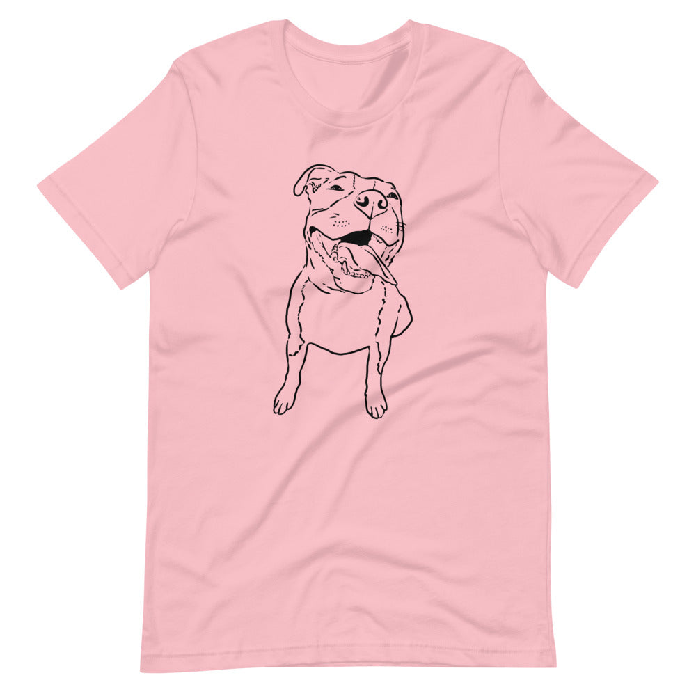 Big Smile Pittie Unisex T-Shirt