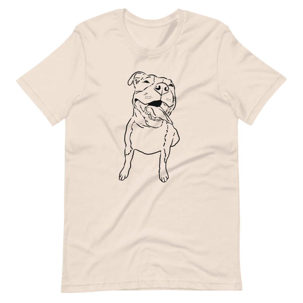 Big Smile Pittie Unisex T-Shirt