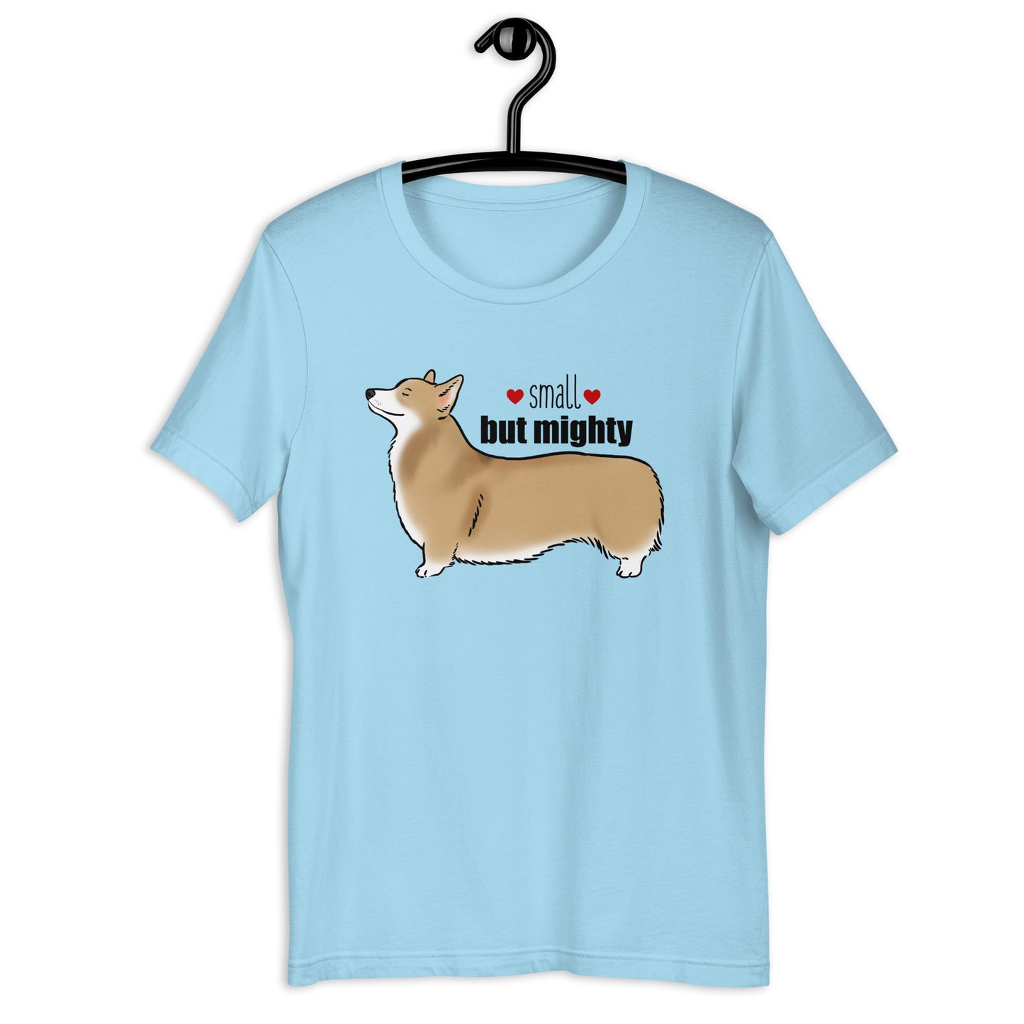 Red Corgi "Small but Mighty" Unisex T-Shirt