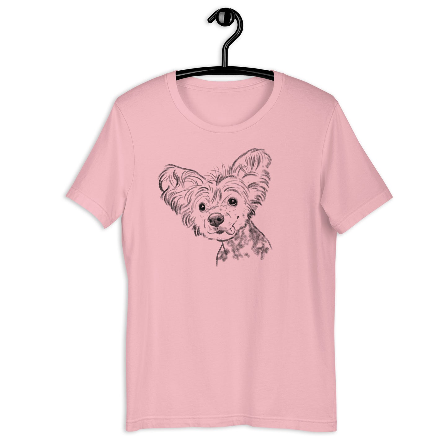 Chinese Crested Sketch Unisex T-Shirt